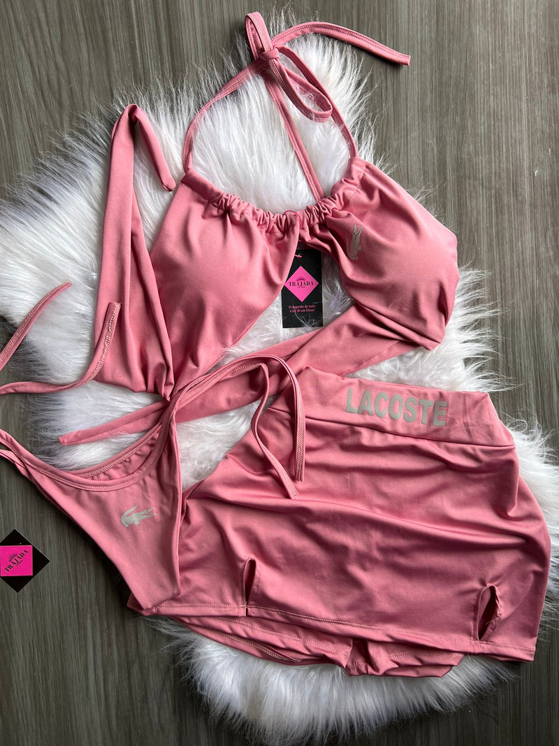 CONJUNTO LACOSTE 3 EM 1.