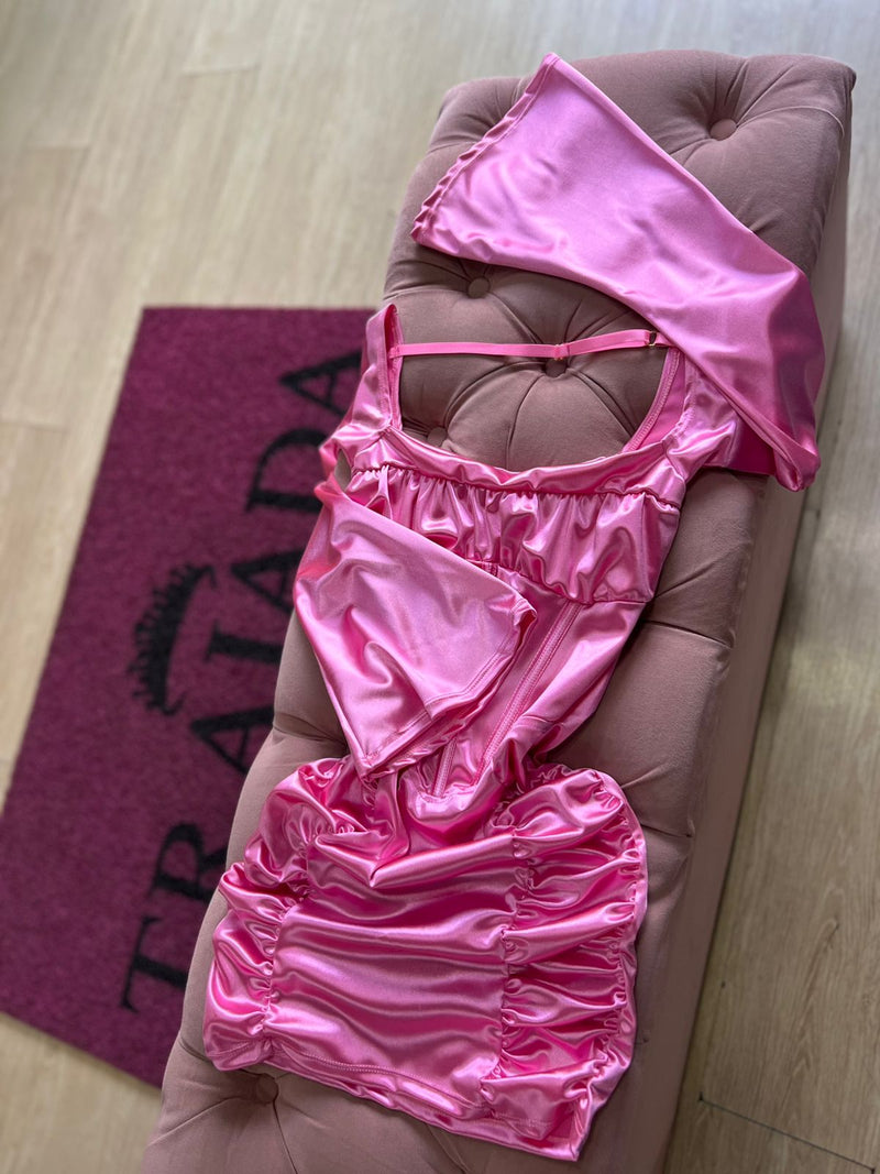 VESTIDO LUXXO MANGA LONGA