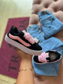 VANS KNU PRETO COM ROSA